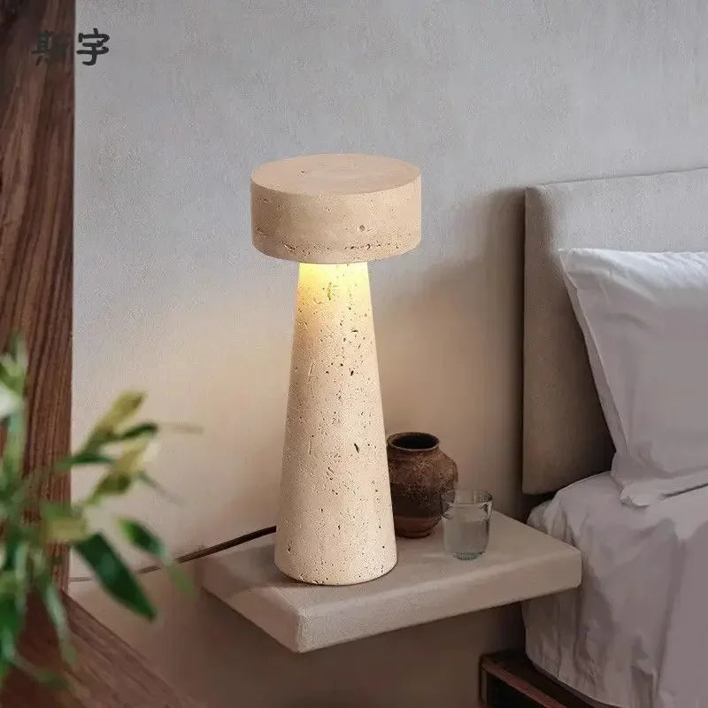 Japanese Stone Table Lamp