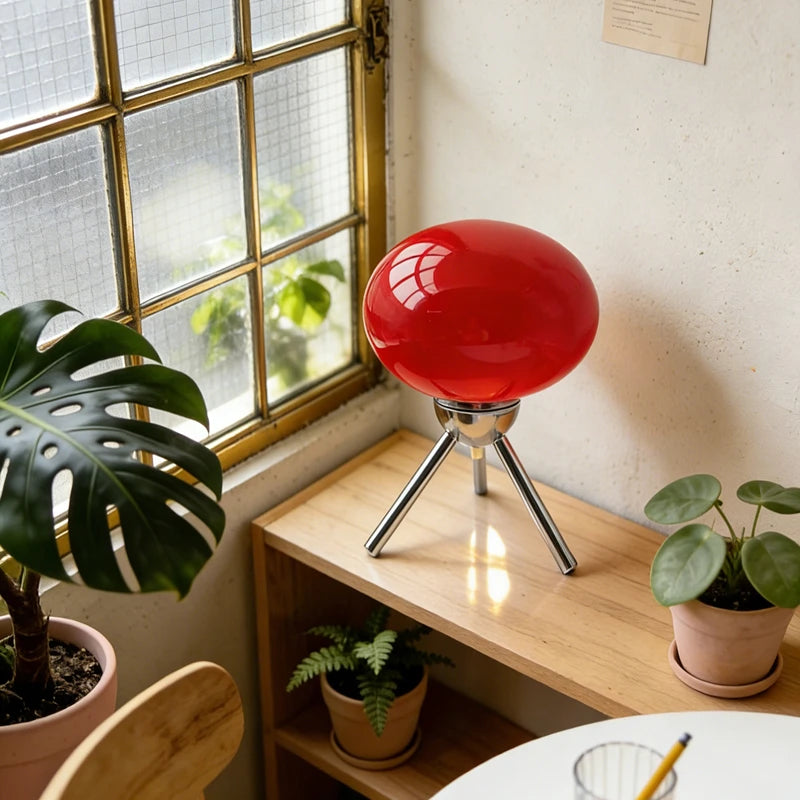 Glass Mushroom Nordic Lamp