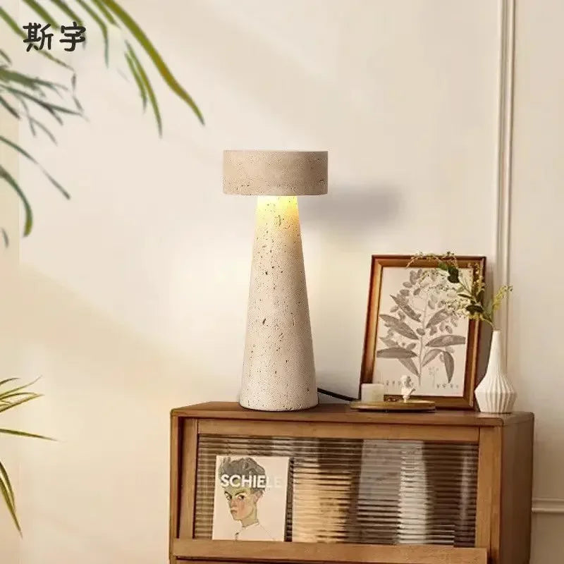 Japanese Stone Table Lamp