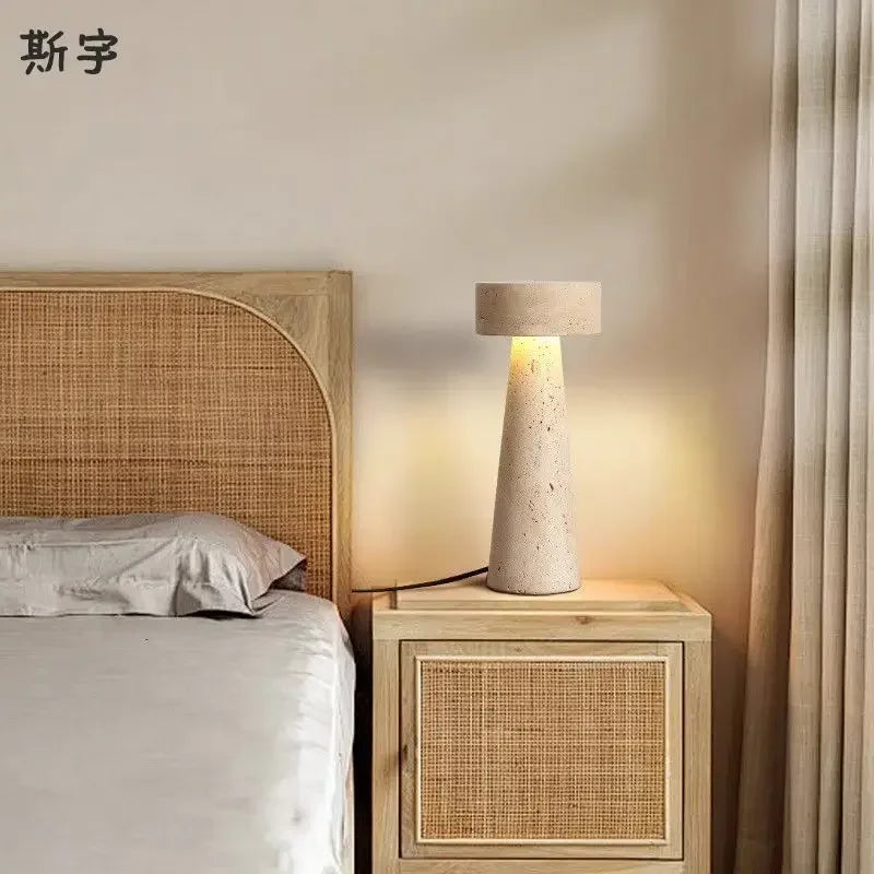 Japanese Stone Table Lamp
